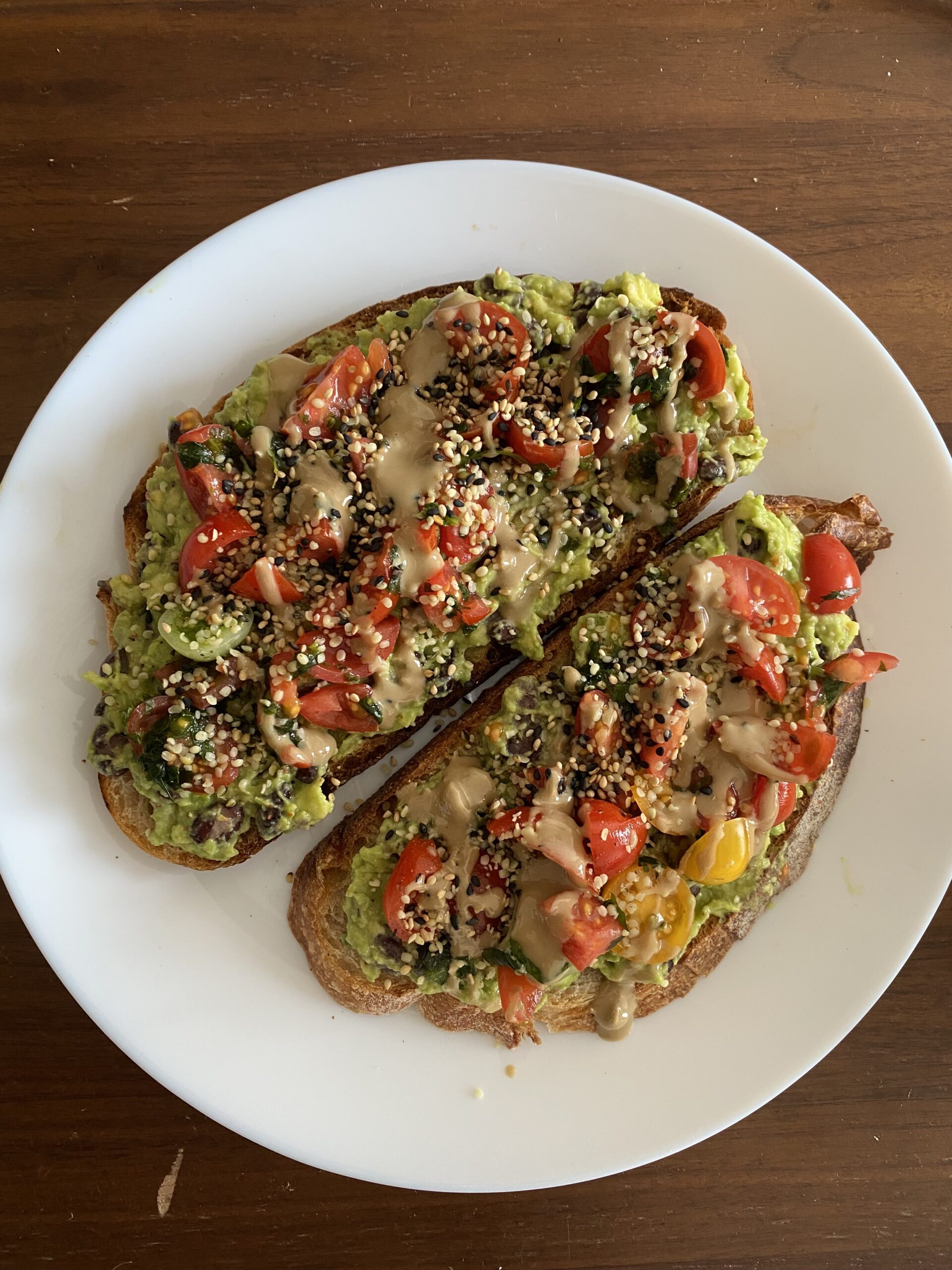 Avocado Black Bean Toast